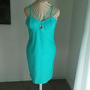 macys fashion star 12 tiffany blue fitted dress